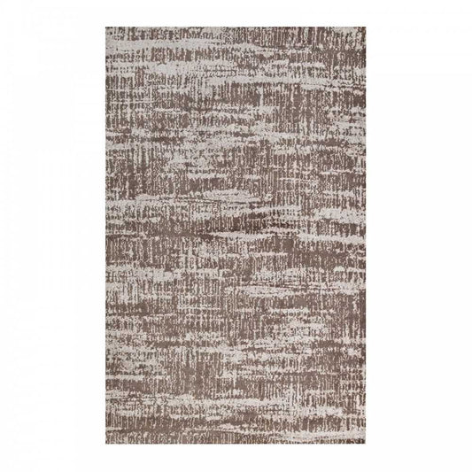 Darja Distressed Rustic Modern 5x8 Area Rug, Light and Dark Tan