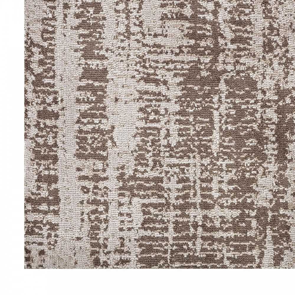Darja Distressed Rustic Modern 5x8 Area Rug, Light and Dark Tan