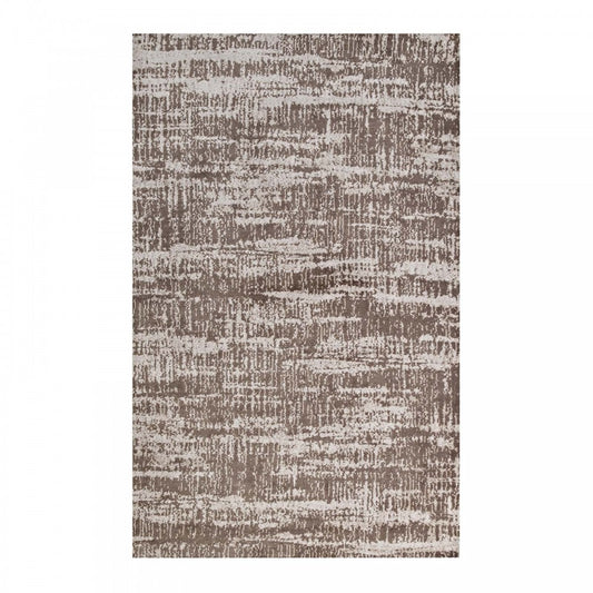 Darja Distressed Rustic Modern 8x10 Area Rug, Light and Dark Tan