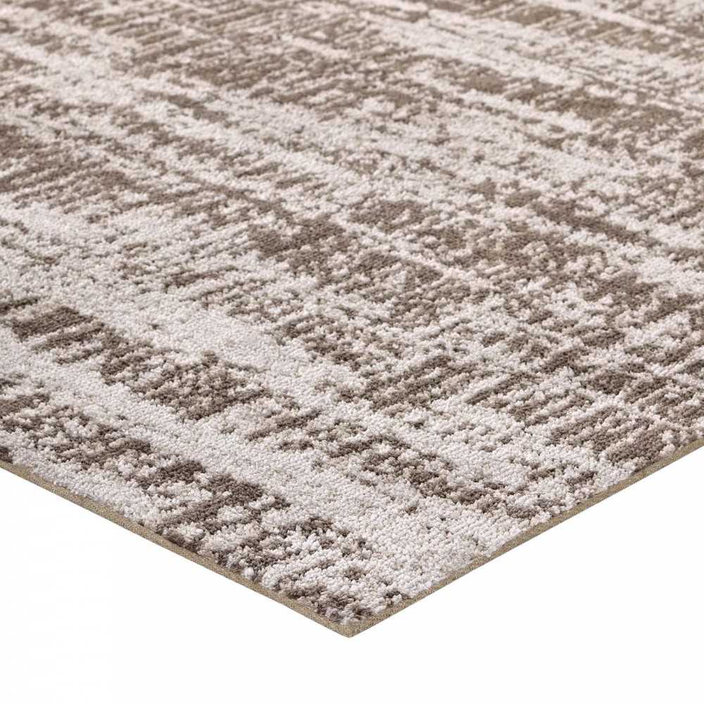 Darja Distressed Rustic Modern 8x10 Area Rug, Light and Dark Tan
