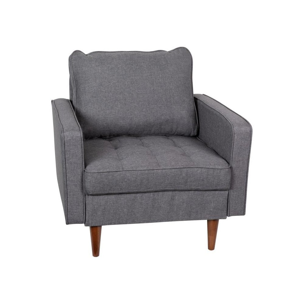 Dark Gray Upholstered Chair