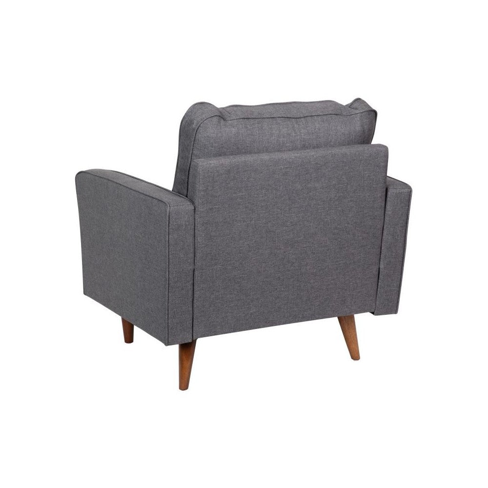 Dark Gray Upholstered Chair
