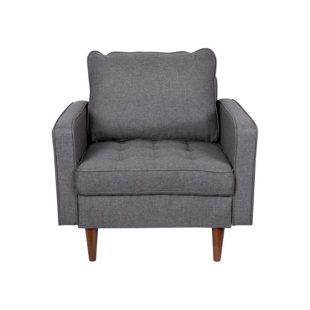 Dark Gray Upholstered Chair