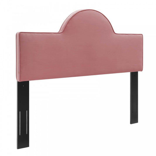 Dawn Full/Queen Performance Velvet Headboard, Dusty Rose