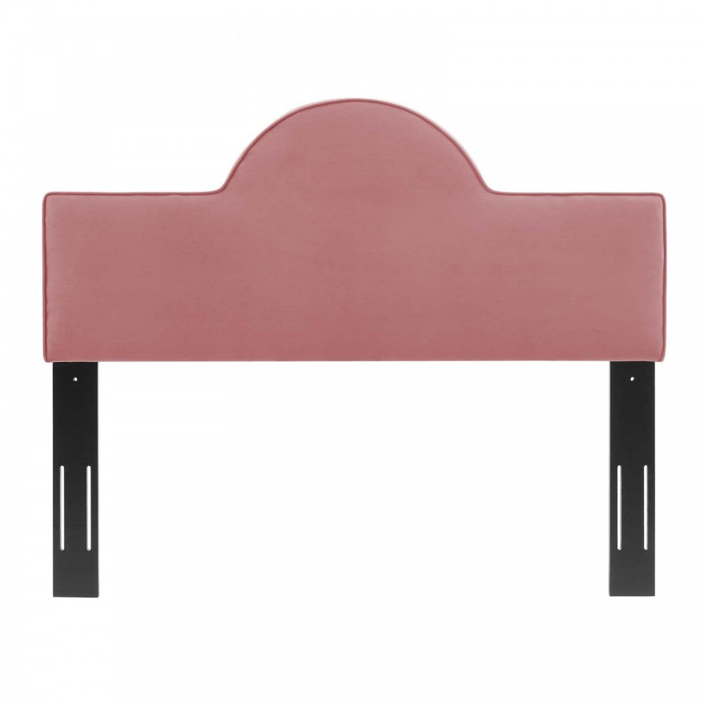 Dawn Full/Queen Performance Velvet Headboard, Dusty Rose