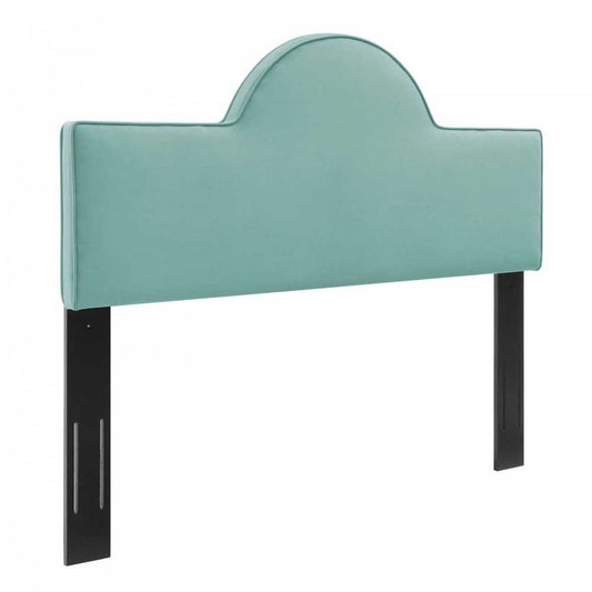 Dawn Full/Queen Performance Velvet Headboard, Mint