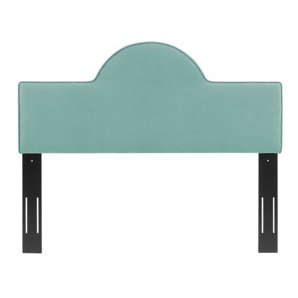 Dawn Full/Queen Performance Velvet Headboard, Mint