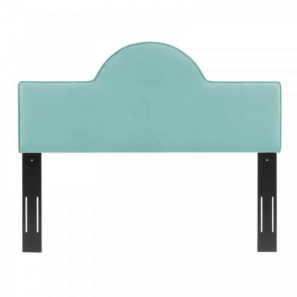 Dawn Full/Queen Performance Velvet Headboard, Mint