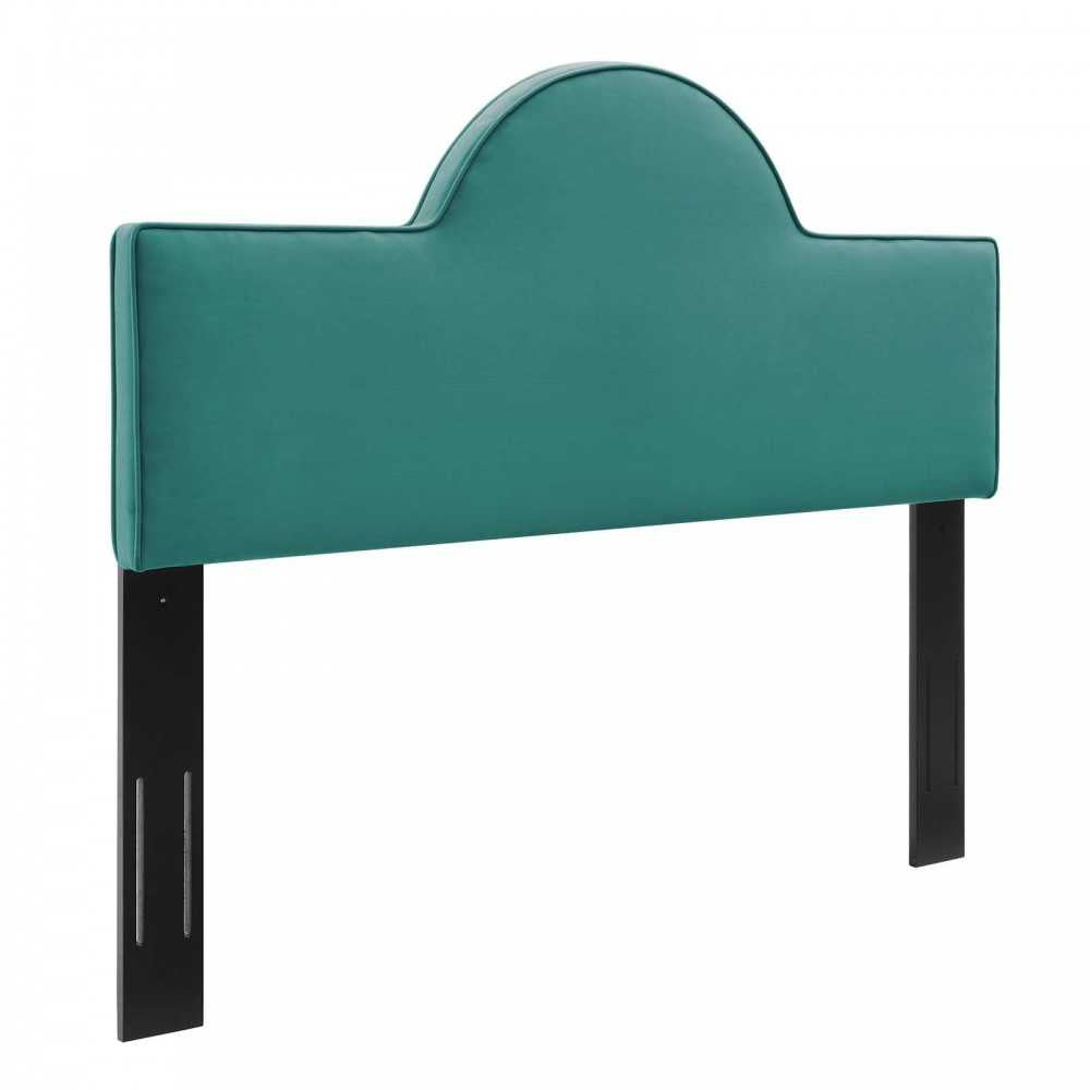 Dawn Full/Queen Performance Velvet Headboard, Teal