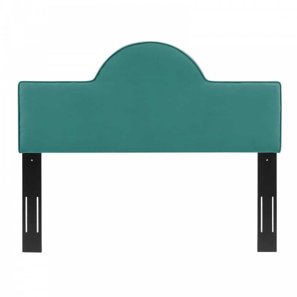 Dawn Full/Queen Performance Velvet Headboard, Teal