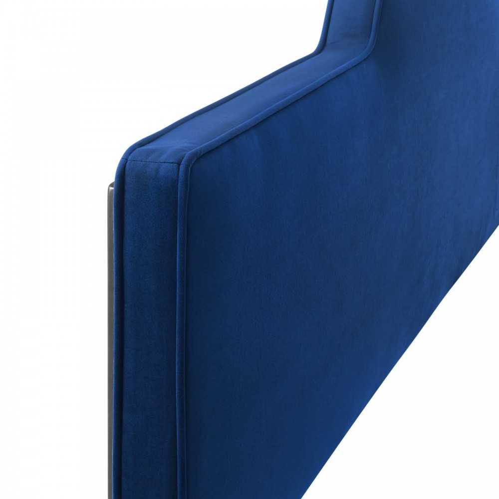 Dawn King/California King Performance Velvet Headboard, Navy