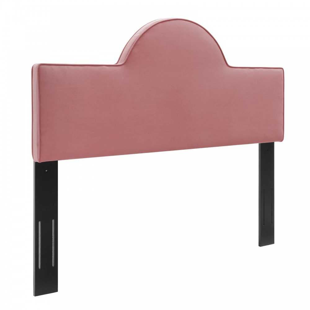 Dawn Twin Performance Velvet Headboard, Dusty Rose