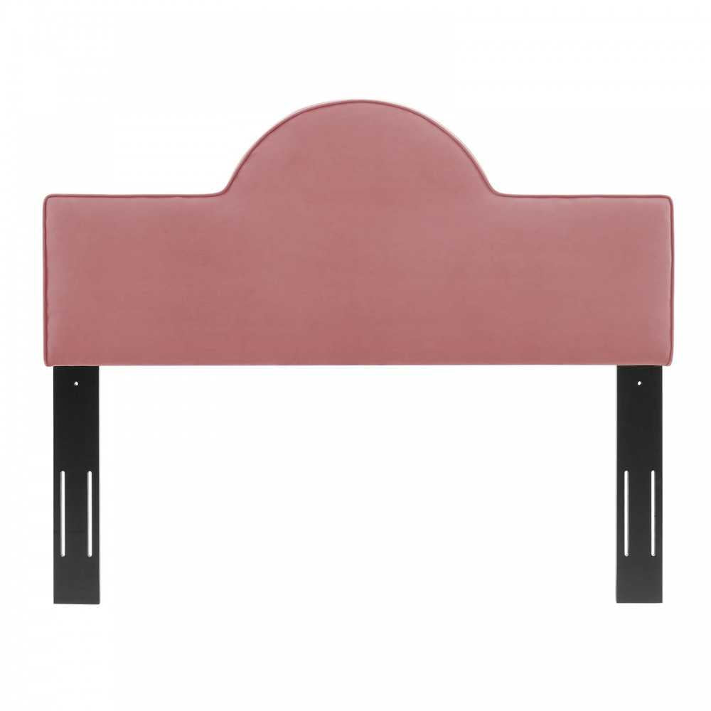 Dawn Twin Performance Velvet Headboard, Dusty Rose