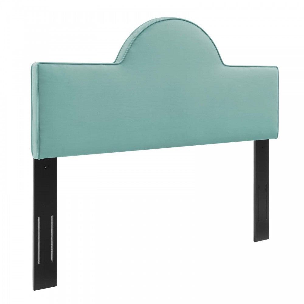 Dawn Twin Performance Velvet Headboard, Mint