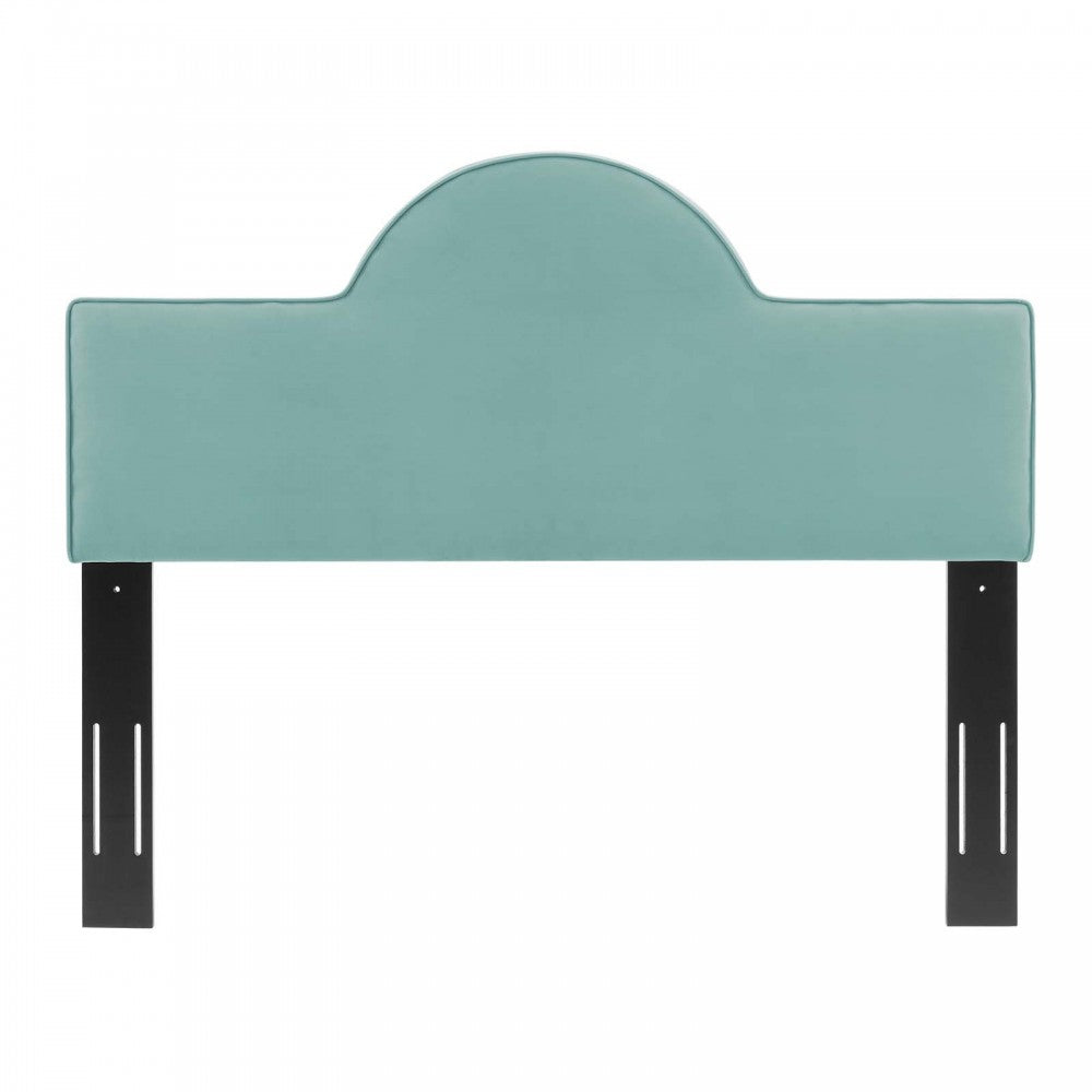 Dawn Twin Performance Velvet Headboard, Mint