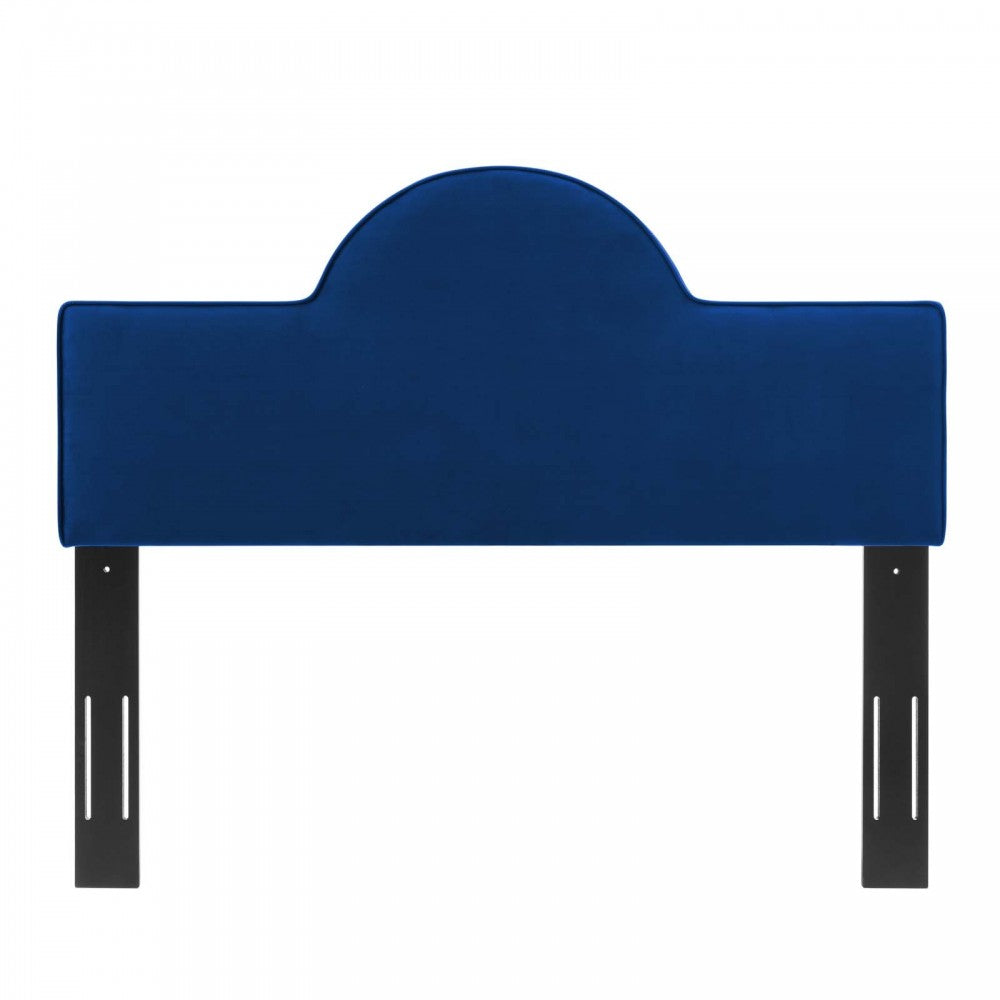 Dawn Twin Performance Velvet Headboard, Navy