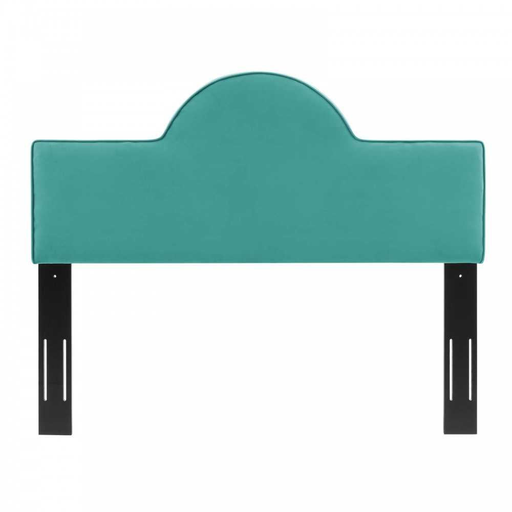 Dawn Twin Performance Velvet Headboard, Teal