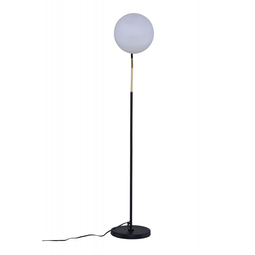 Declan White Glass Floor Lighting