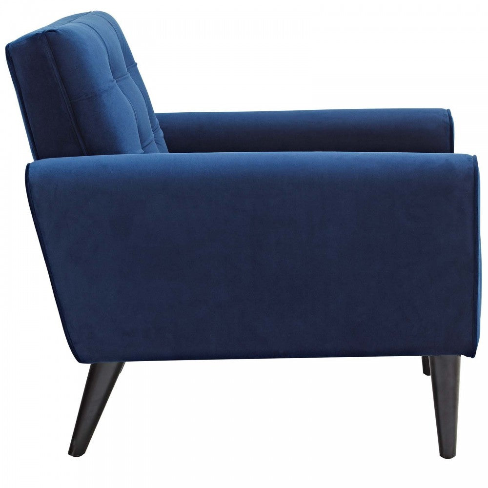 Delve Living Room Set Performance Velvet Set of 2, Gray, EEI-2969-NAV-SET