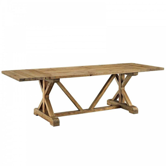 Den Extendable Wood Dining Table