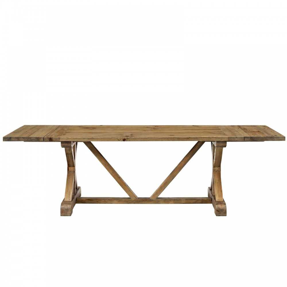 Den Extendable Wood Dining Table