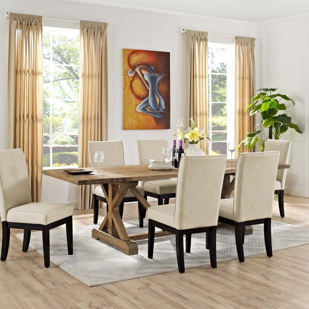 Den Extendable Wood Dining Table