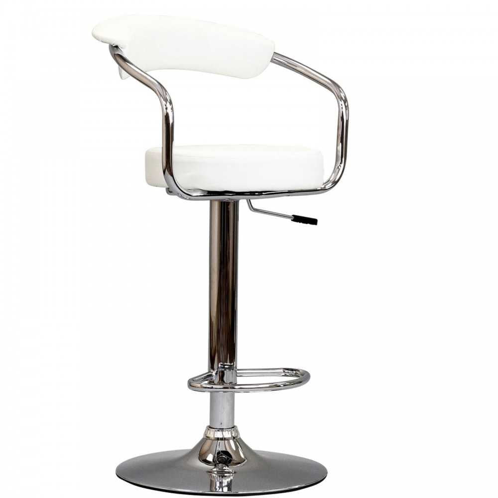 Diner Bar Stool, White