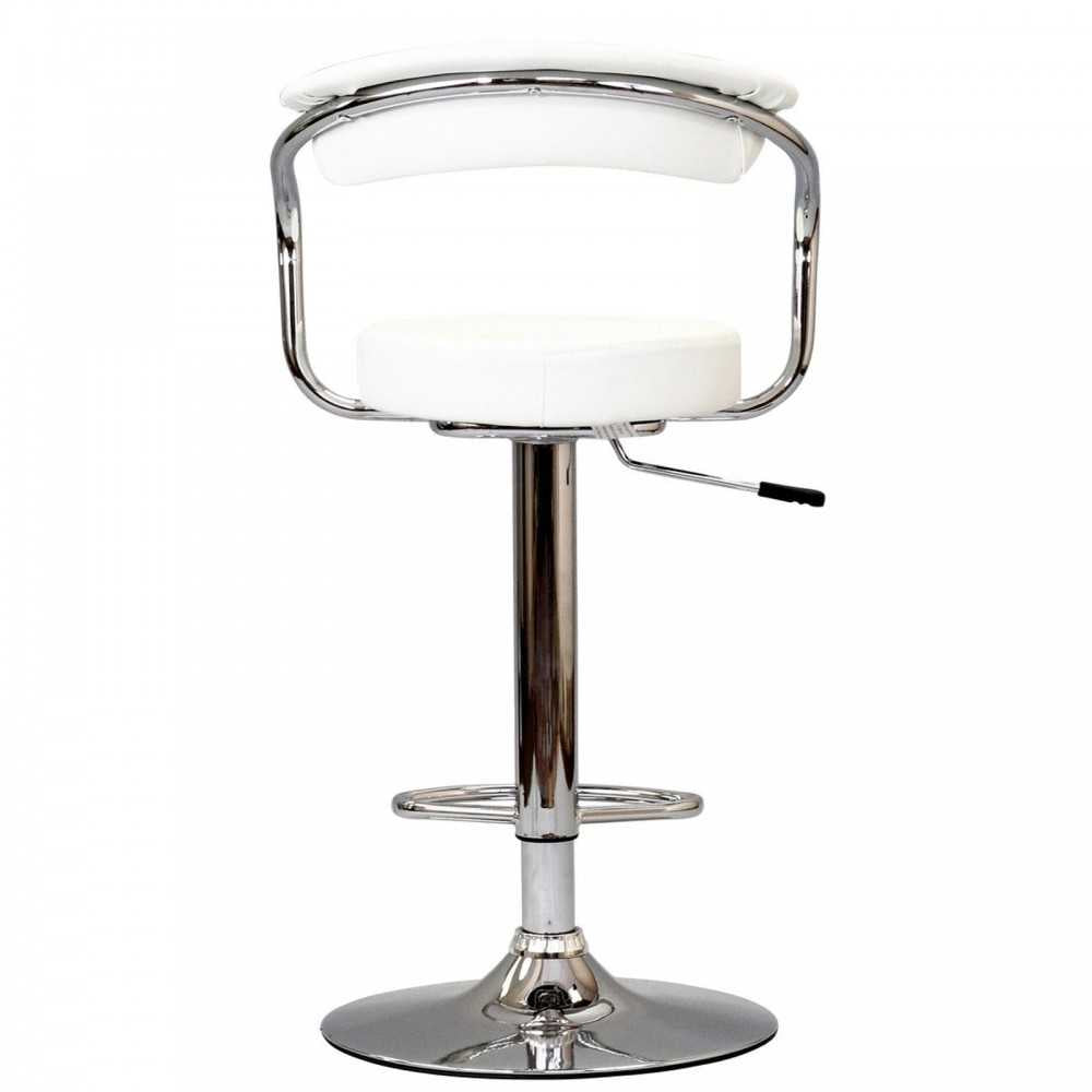 Diner Bar Stool, White