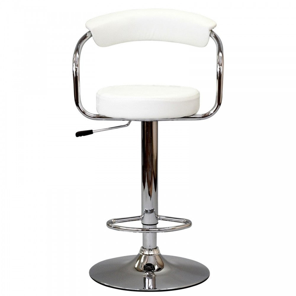 Diner Bar Stool, White