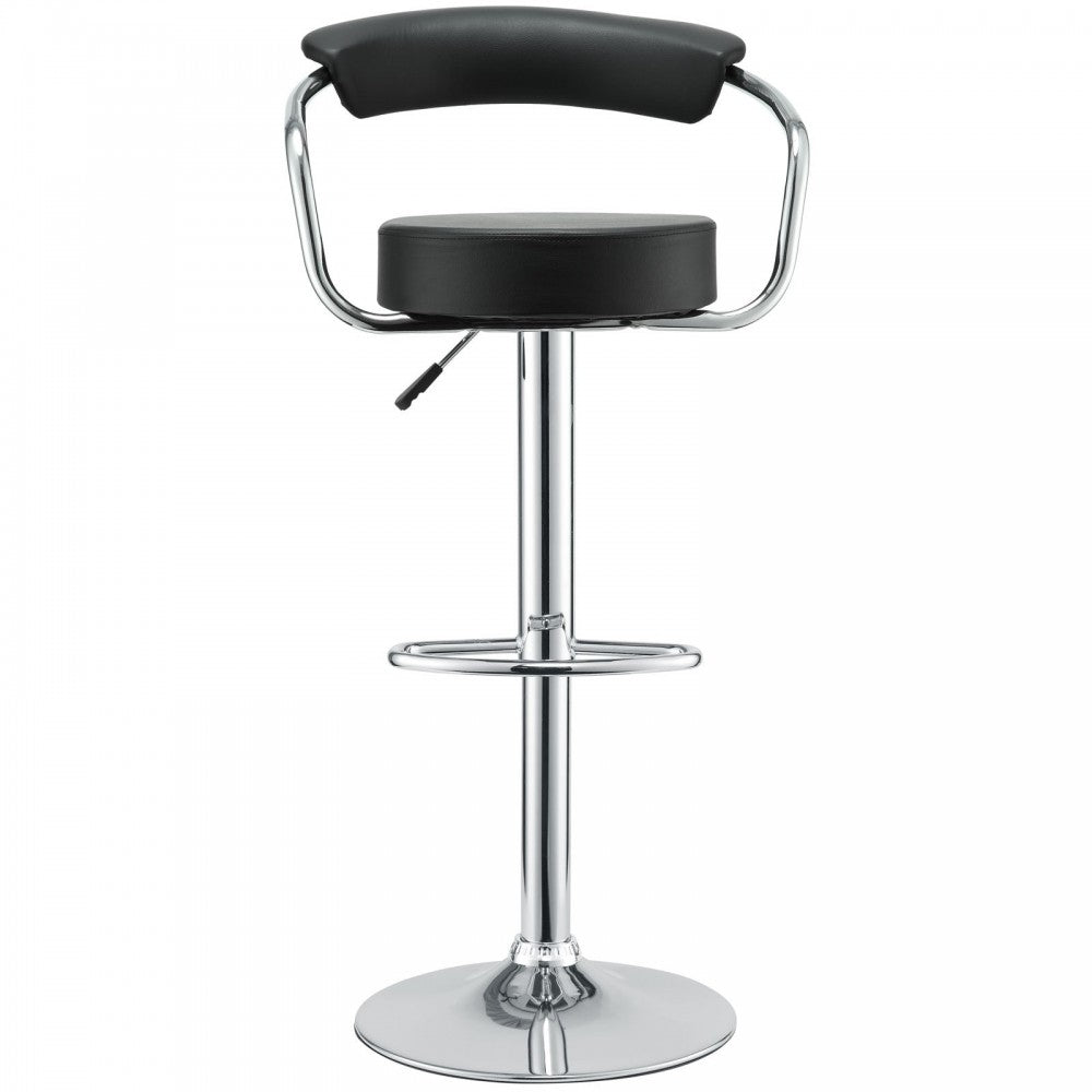 Diner Bar Stool Set of 2, Black