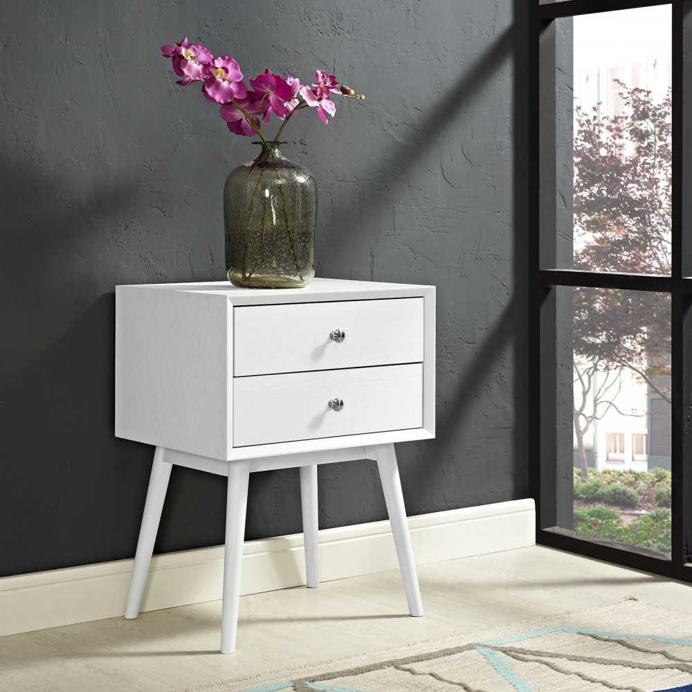 Dispatch Nightstand, White