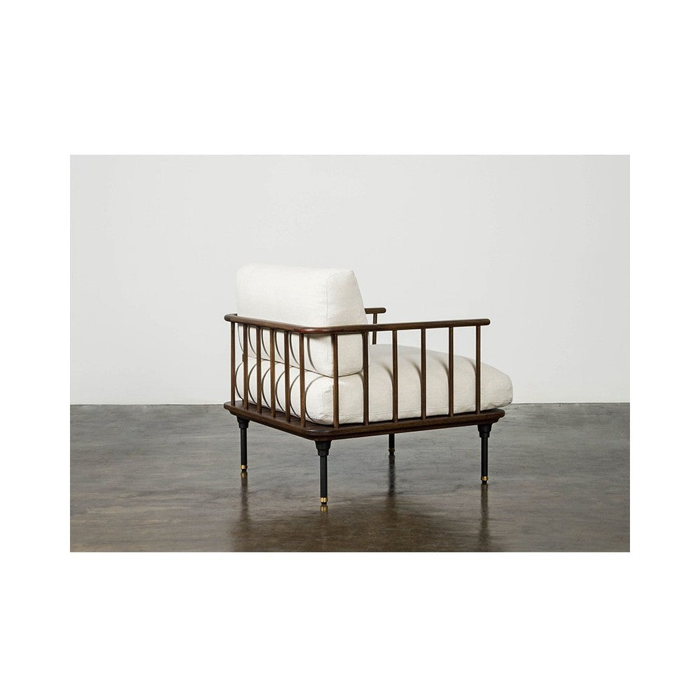 Distrikt Smoked Wood Single Seat Sofa