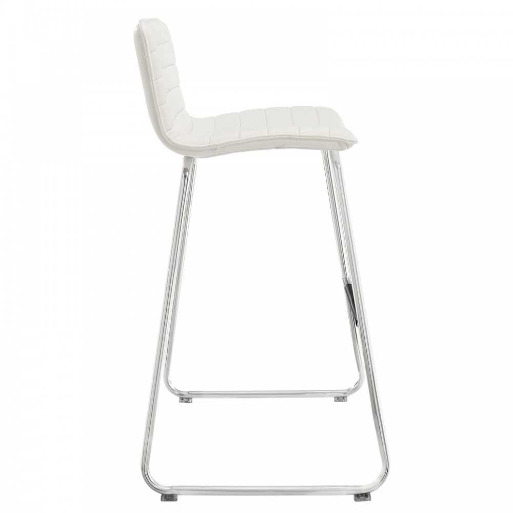 Dive Bar Stool Set of 4, White