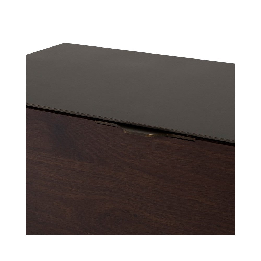 Drift Smoked Wood Media Unit Cabinet, HGDA829