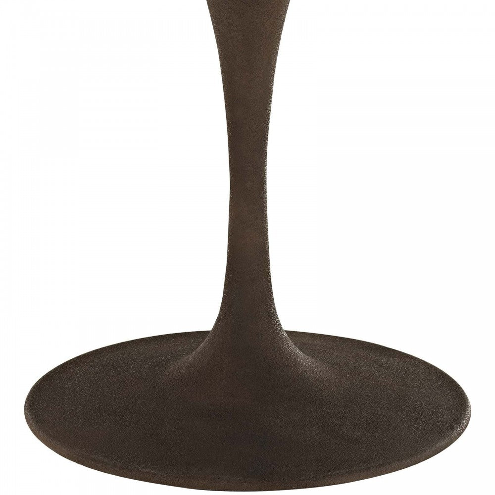 Drive 48" Round Wood Top Dining Table, Brown