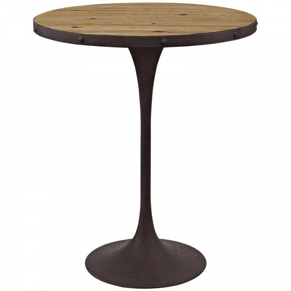 Drive Wood Bar Table, Brown