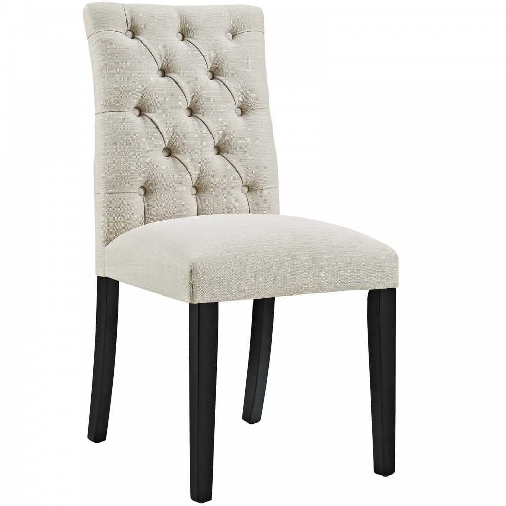 Duchess Dining Chair Fabric Set of 2, Beige
