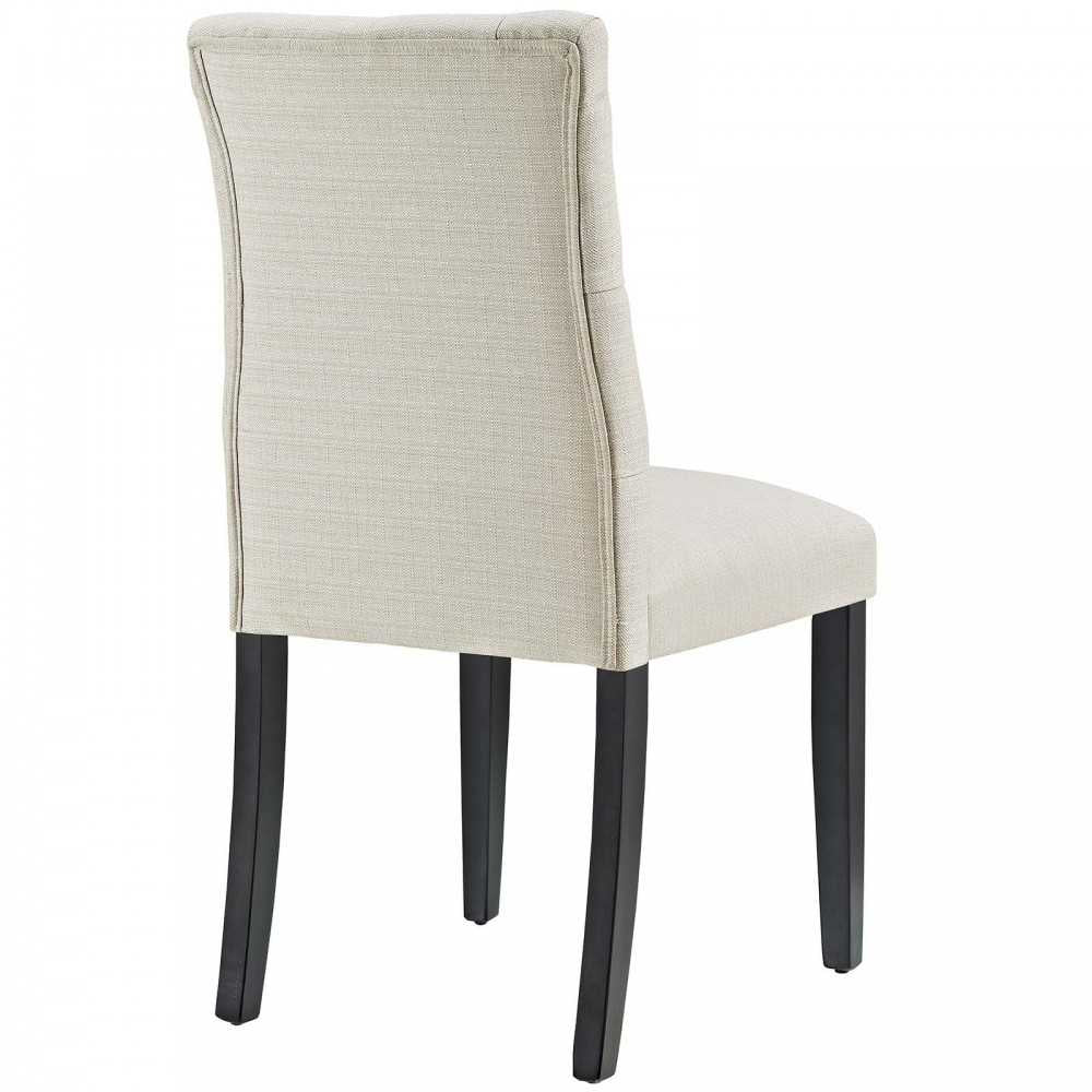 Duchess Dining Chair Fabric Set of 2, Beige