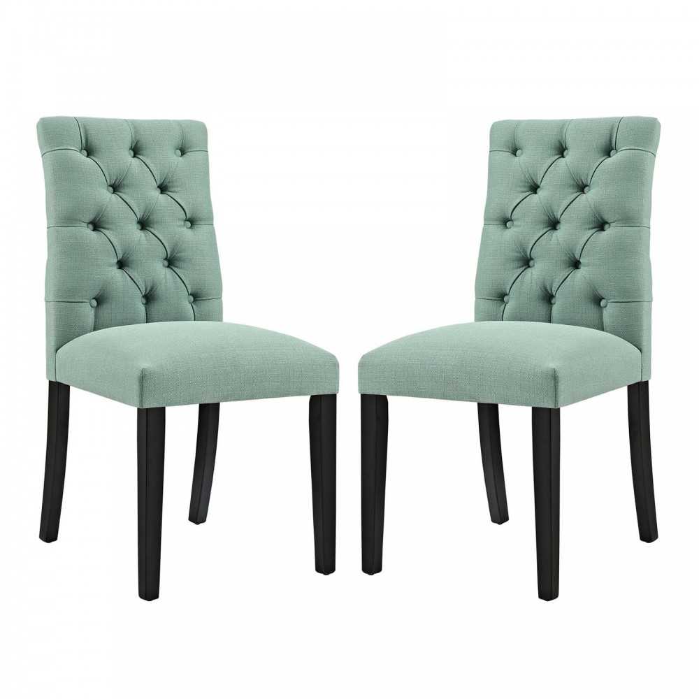 Duchess Dining Chair Fabric Set of 2, Laguna