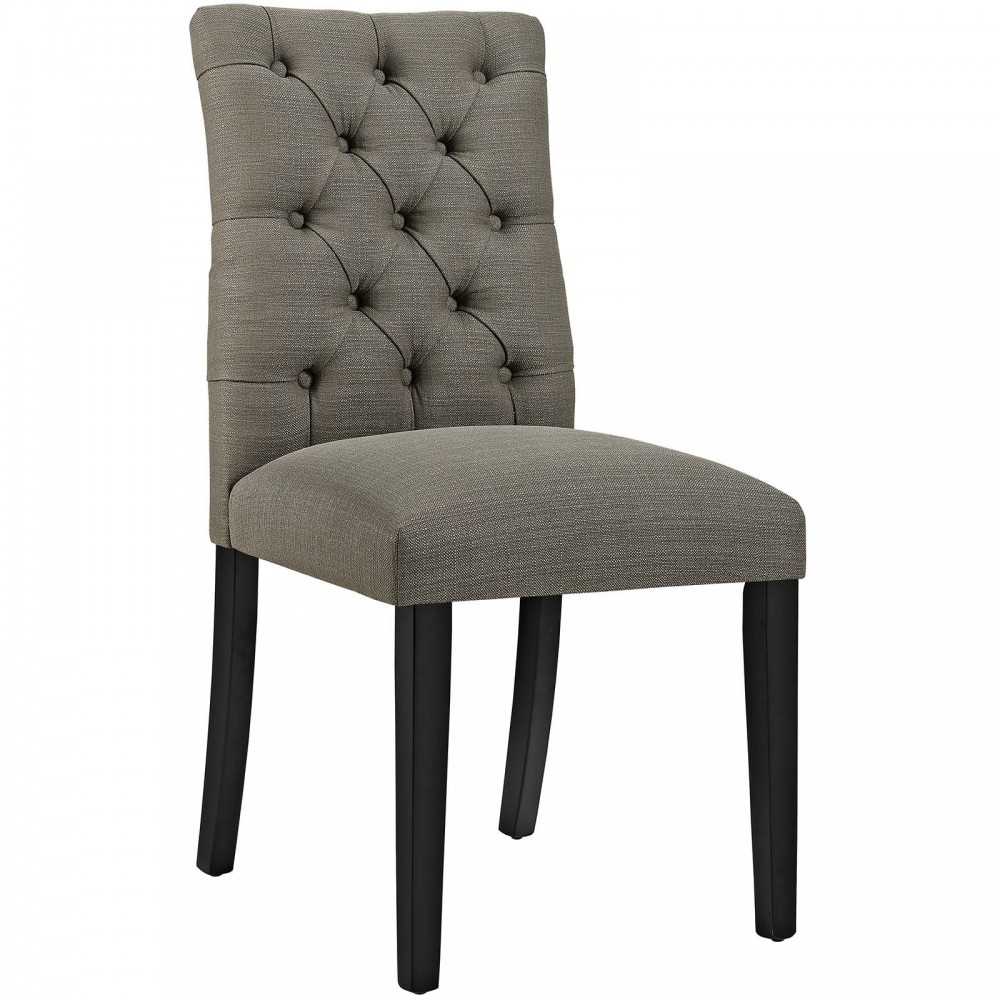Duchess Dining Chair Fabric Set of 4, Granite