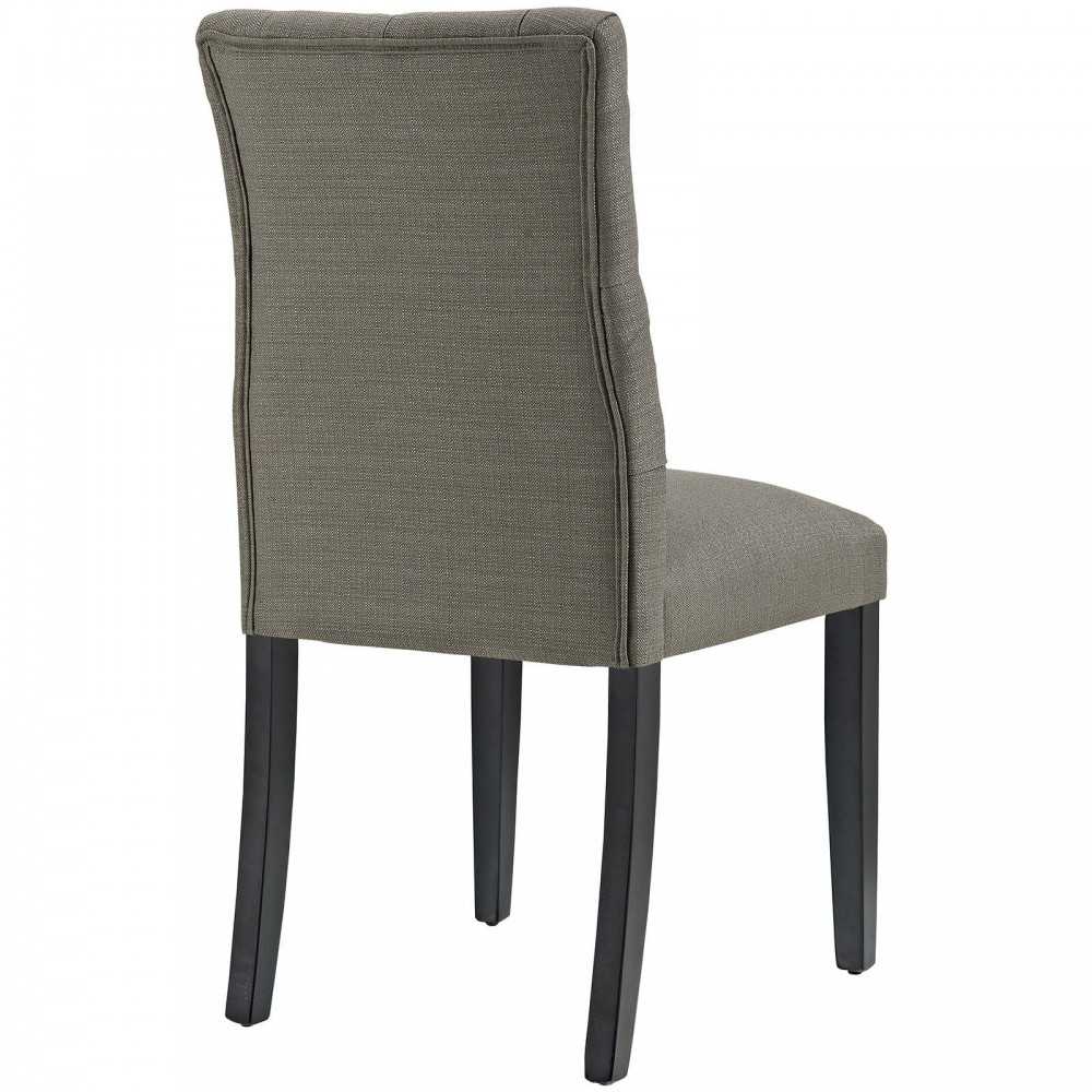 Duchess Dining Chair Fabric Set of 4, Granite
