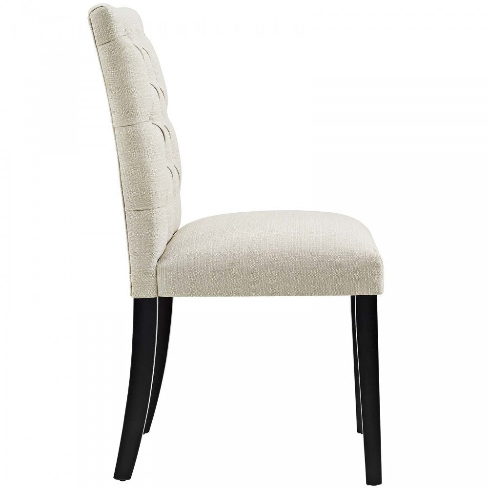 Duchess Dining Chair Fabric Set of 4, Beige