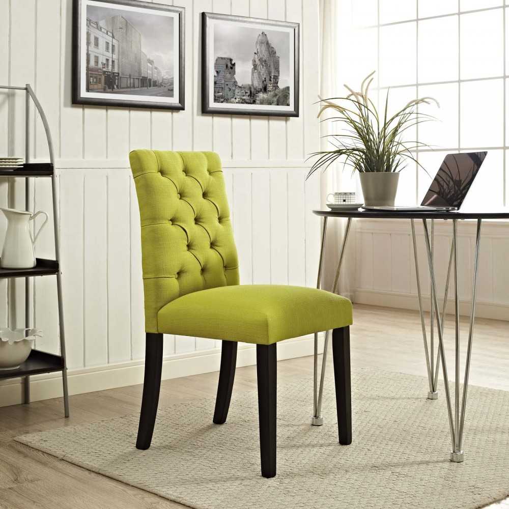 Duchess Fabric Dining Chair, Wheatgrass