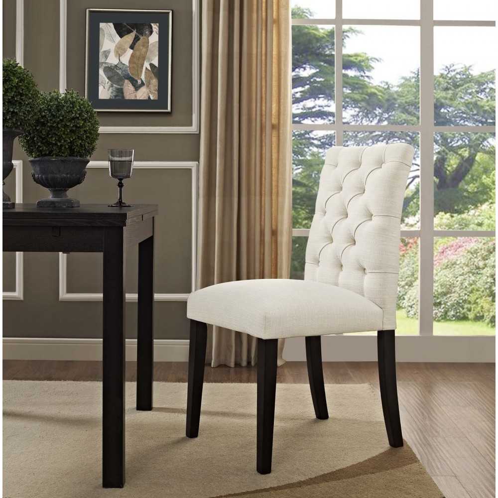 Duchess Fabric Dining Chair, Beige