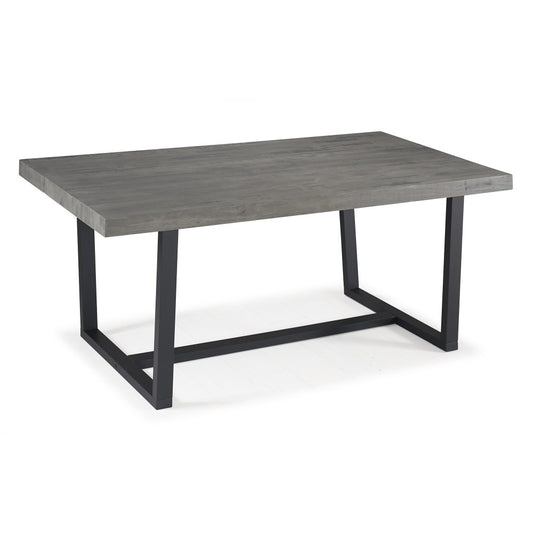 Durango 72" Rustic Solid Wood Dining Table - Gray