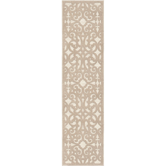 Orian Boucle' Seaborn Driftwood 23"X90"