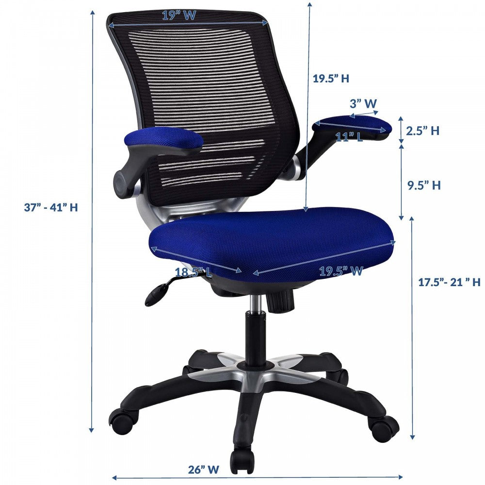 Edge Mesh Office Chair, Blue