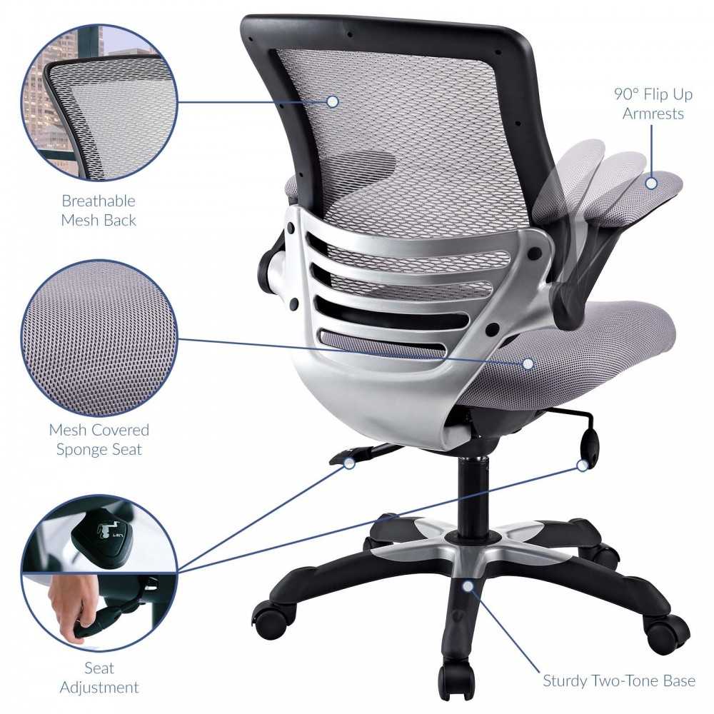 Edge Mesh Office Chair, Gray