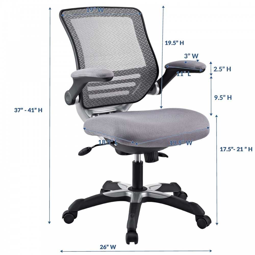 Edge Mesh Office Chair, Gray