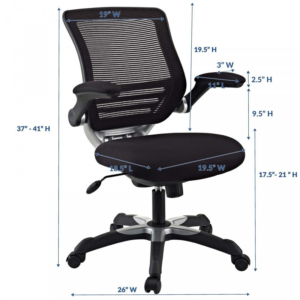 Edge Mesh Office Chair, Black